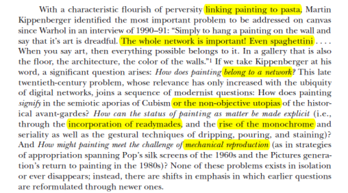 David Joselit, ‘Painting Beside Itself’.