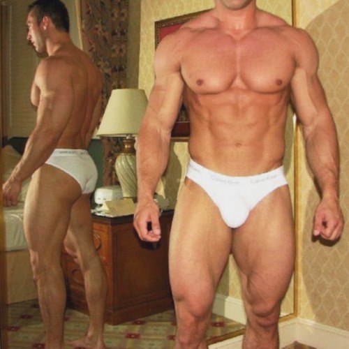 Muscle underwear bulges