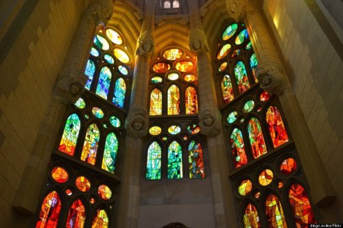 huffpostworld:  When stepping into a holy place, our eyes seek the light. If we’re lucky, the light will be shining through a stained glass window, adding illumination and beauty at once. Stained glass windows tell stories, educate and inspire. And