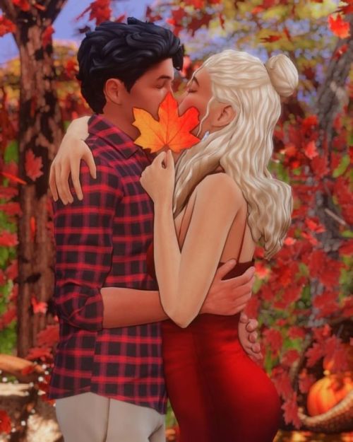 Starry x Katverse – Autumn Couple Poses Today I bring you a beautiful set of autumn couple poses in 