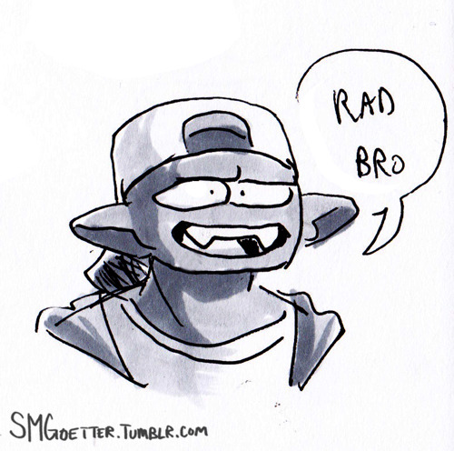 smgoetter:Last night I realized I’ve never drawn Piccolo before and then I went