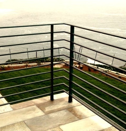 San Francisco Natural Stone Pavers PatioLarge, Modern Image Of A Patio Without A Cover In The Backyard