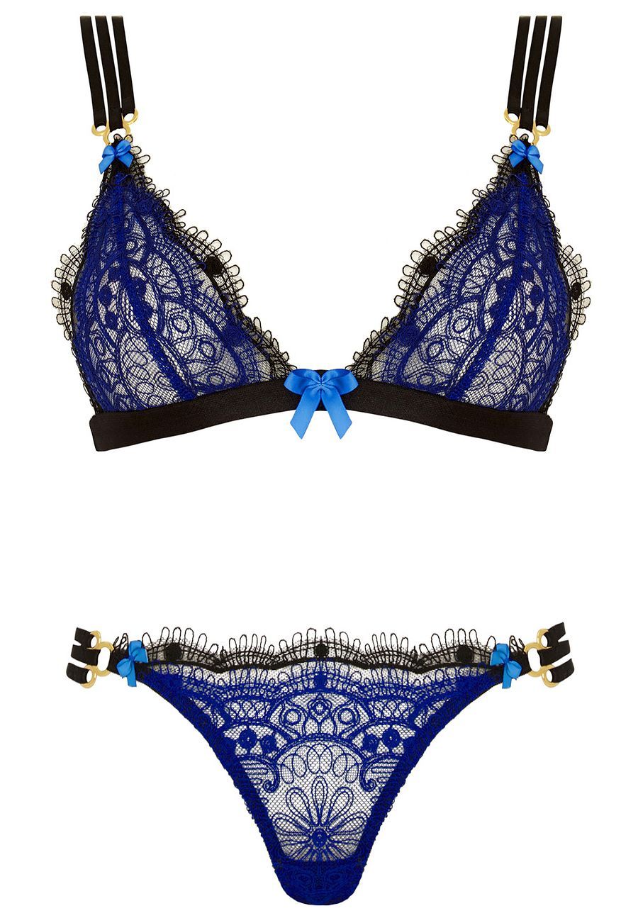 MARTY SIMONE • LUXURY LINGERIE - Bordelle | Magdalena triangle bra ...