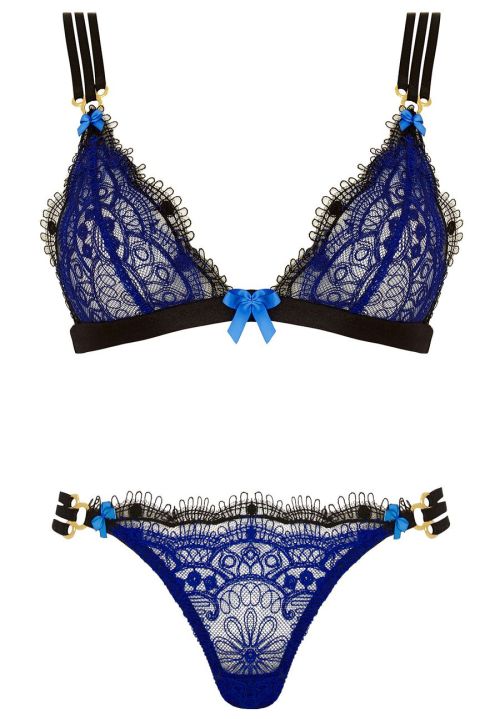 Bordelle | Magdalena triangle bra + thong | SS2016 Collection
