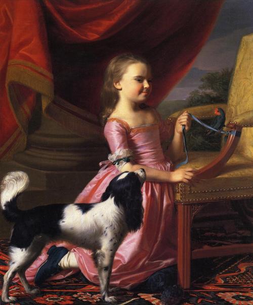 Young Lady with a Bird by John Singleton Copley