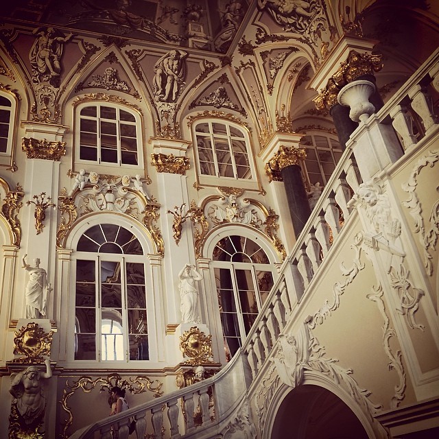 thestandrewknot:  The Jordan Staircase at the Hermitage Museum, Saint Petersburg.