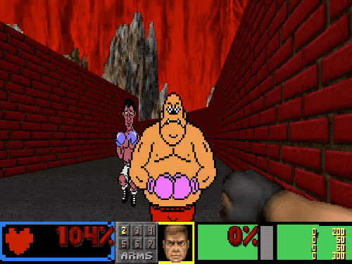 freegameplanet:  Punch-Out Doom is a Mike Tyson’s Punch-Out!! themed Doom total