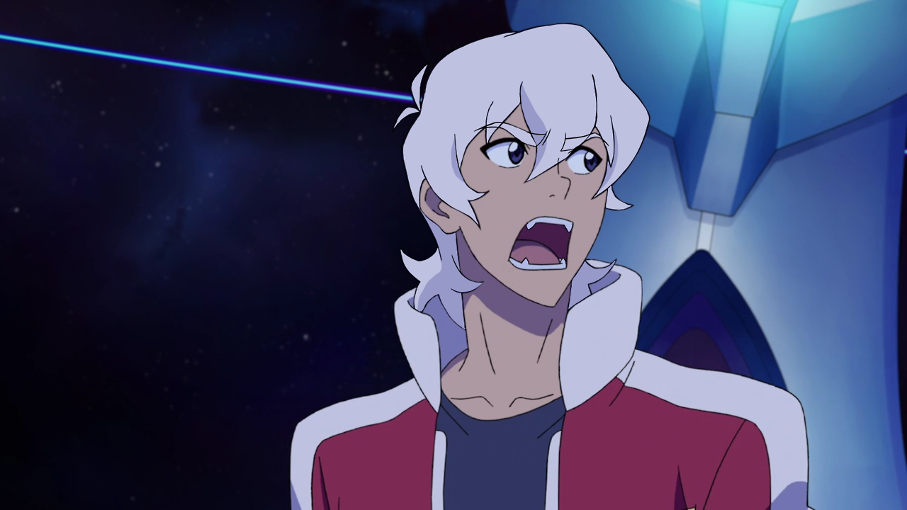 spartalabouche:so i heard keith was supposed to have fangs and white hair originally…so