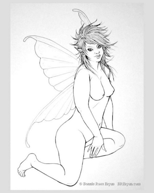 Faerie Pinup (work in progress)