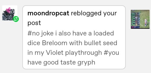 @moondropcat When Breloom Gets Hit With The Frisk Ability