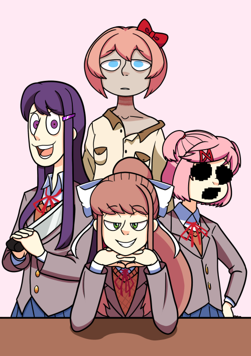 doki doki literature club (i might do a side where everyone is happy but cba rn)