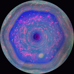 This animation released by NASA shows a series of views from the Cassini spacecraft of one of the mo