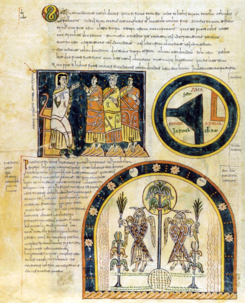 Illustrations from the The Codex Vigilanus or Codex Albeldensis, a compilation of various historical