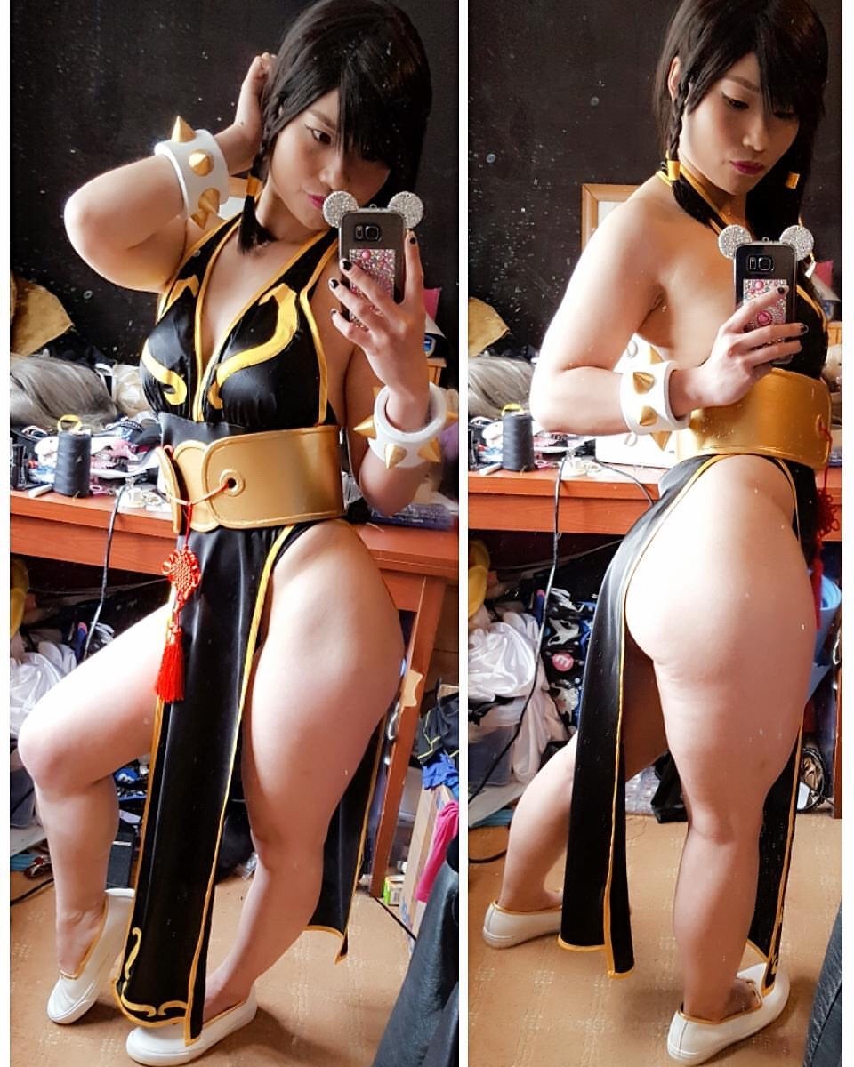 hotasianslove:  dabootysquad:@rinoafreya Perfect Chun Li thick Asian ass. Go to Amazon