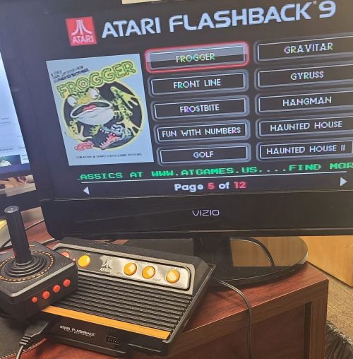 Found an Atari Flashback 9 w/2 joysticks and all the hookups at the thrift today for $12. I would&am