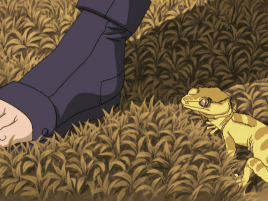 Cool Lizard Movement Near Kabuto's Feet In Episode 49