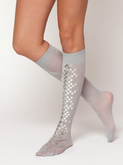 sosuperawesome: Mermaid and Dragon Scale Socks, Tights and Stockings  Virivee on Etsy  See our #Etsy or #Tights tags  