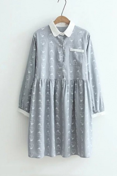 byetoyoua: Kawaii Mori Style Dresses You Can’t Miss(Big Sale)  Cloud Printed //