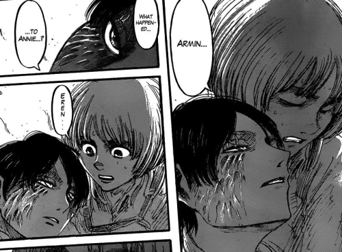 kougyokku:  anime vs. manga: changes in episode 25 scene’s with armin that pissed the hell out of me ʘ‿ʘ    