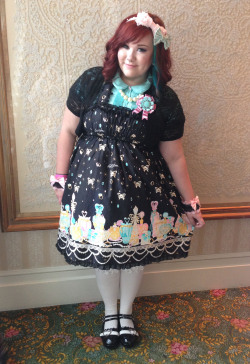 theprintfiend:  OOTD from our tea meet last