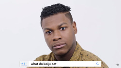 jackverglas: This face that John Boyega makes