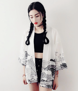 planetarian: casual printed kimono | discount code:  tumblr-Feb04♡ $60 off for new users ♡