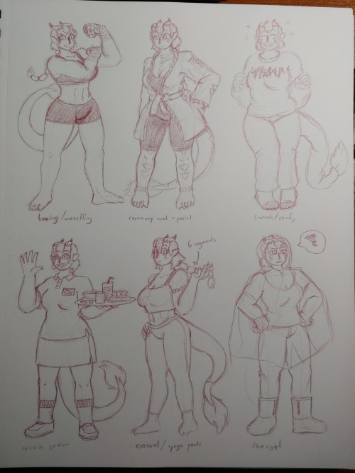 Rumi Again. I Like How The Top Row Turned Out, And Despite Her Awkward Wave I Think She'd Be A Good Waitress.