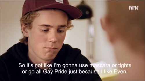 notebelow:  bermudienne: I loved this speech about internalized homopobia on NRK’s Skam  THANK! YOU! PREACH! 