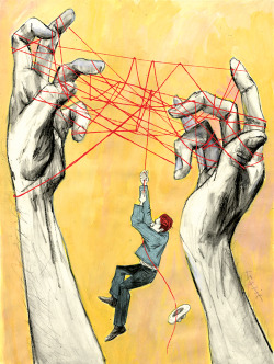 leslieherman:  Mind The Gap.  A recent illustration