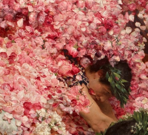 Detail: The Roses of Heliogabalus, 1888, by Sir Lawrence Alma-Tadema.