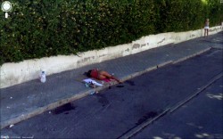 wannabeyourfuckpig:  (via Passed-out Drunk Hooker on Google Street View Madrid) 