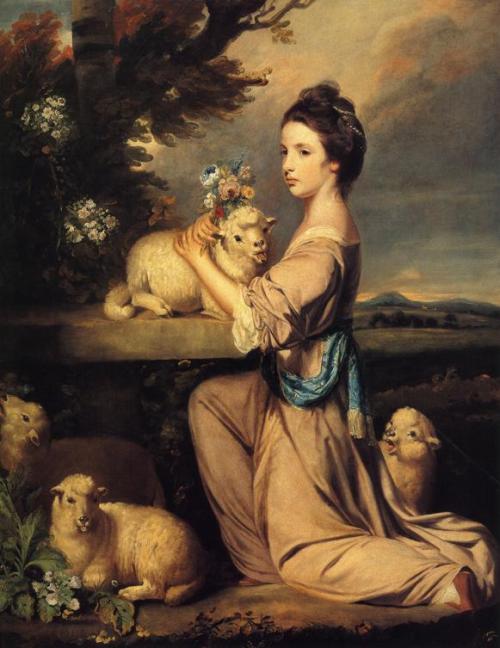 Lady Mary Leslie, 1764, Joshua ReynoldsMedium: oil,canvas