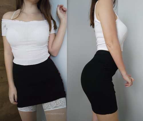 How about a tight skirt?