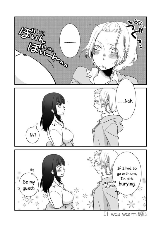 It’s hardly a secret that Takemiya-sensei loves boobs (and fluffy hair), but now
