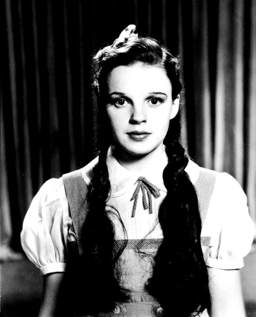 Judy Garland in a wig test for ‘The Wizard of Oz’ (1939)