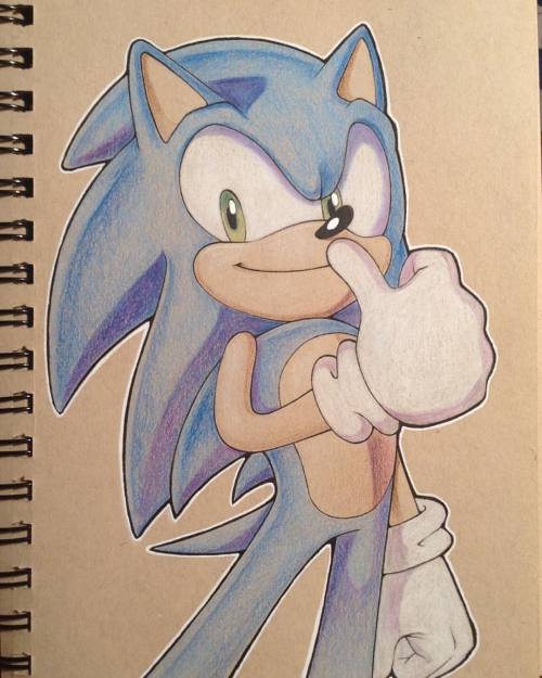 fug-bug: Finished version #drawing #sonicthehedgehog
