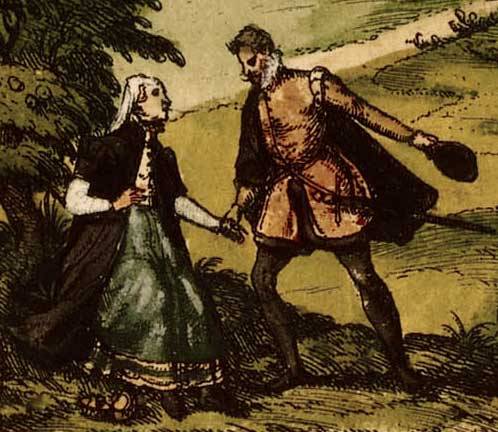 The first women that would have been brought to the new world would have brought with them the fashi