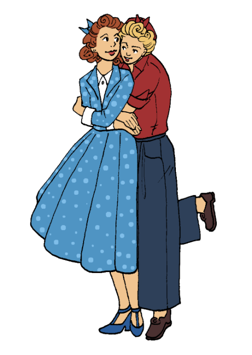 teacupchimera: nymaulth: Completed set of historical lesbian couples! I’m so proud of these ba