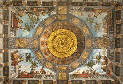 renaissance-art:Benvenuto Tisi c. 1503-1506Treasure Room Ceiling, Ferrara 