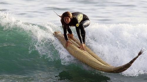 Inca’s surfing , Huanchaco. La Libertad-PeruSofia Mulanovich