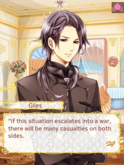 andromedaofwysteria:  incorrectmidc:  Giles Christophe is the perfect candidate for king.   His rational mind and his experience can balance out the princess’ lack of rational thinking. She’s too emotional for my taste which always makes her vulnerable