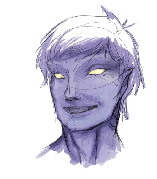 Today on &ldquo;I haven&rsquo;t drawn quarians in ages&rdquo;: Den'Shiro vas Iktomi, who