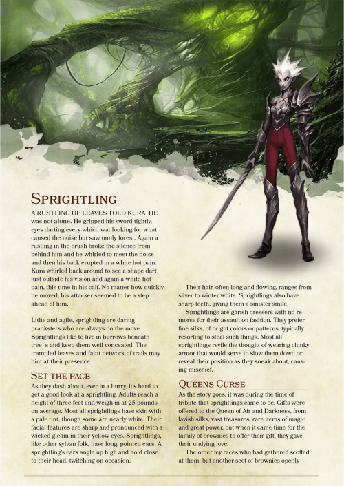 Sprightling Race by PoundTown00