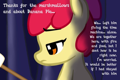 asklittleapplebloom:  Or maybe he is fine :v  (With BananaPie and AskGamerPony)   x3