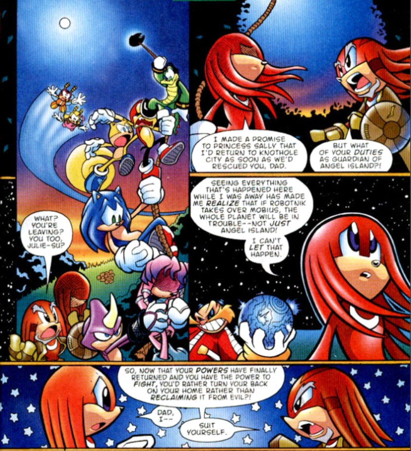 Sonic the Hedgehog #144 2005 Archie Adventure Series Knuckles