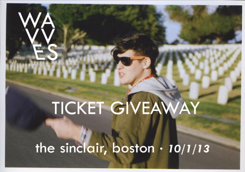 Allston Pudding Ticket Giveaway! Wavves&rsquo; Sinclair show tickets: tmb.re/1bmAwW6