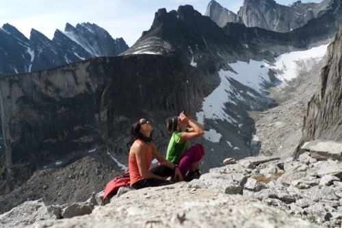 Ines Papert & Lisi Steurer, first ascent of “Power of Silence” 400m, 5.13a on the Mi
