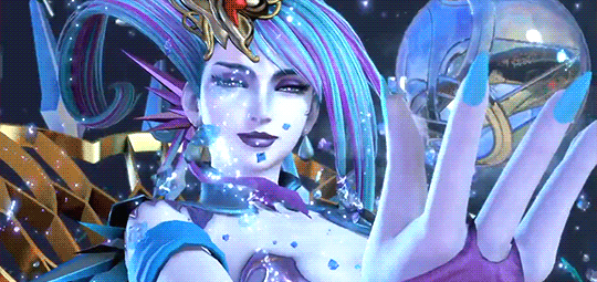 Female Fighters with magic orbs