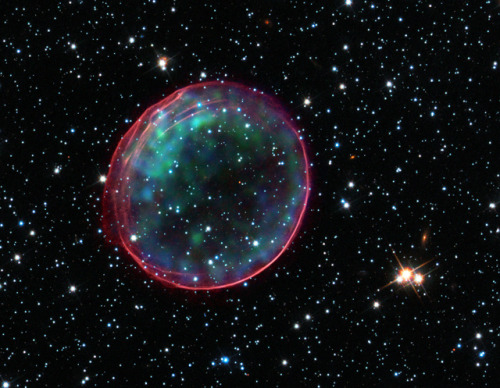 Supernova Bubble Credit: NASA/ESA/Hubble& x-ray Chandra