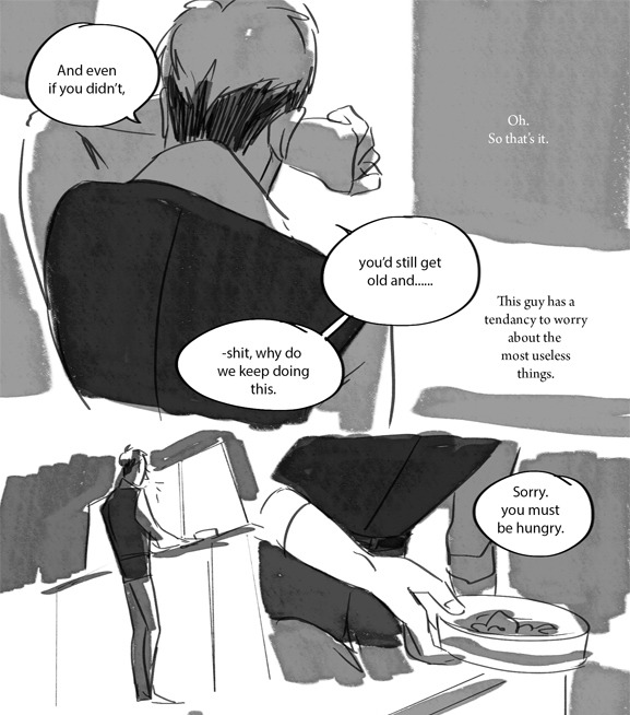 seventypercentethanol:  a comic I made a while ago that isn’t really about eren